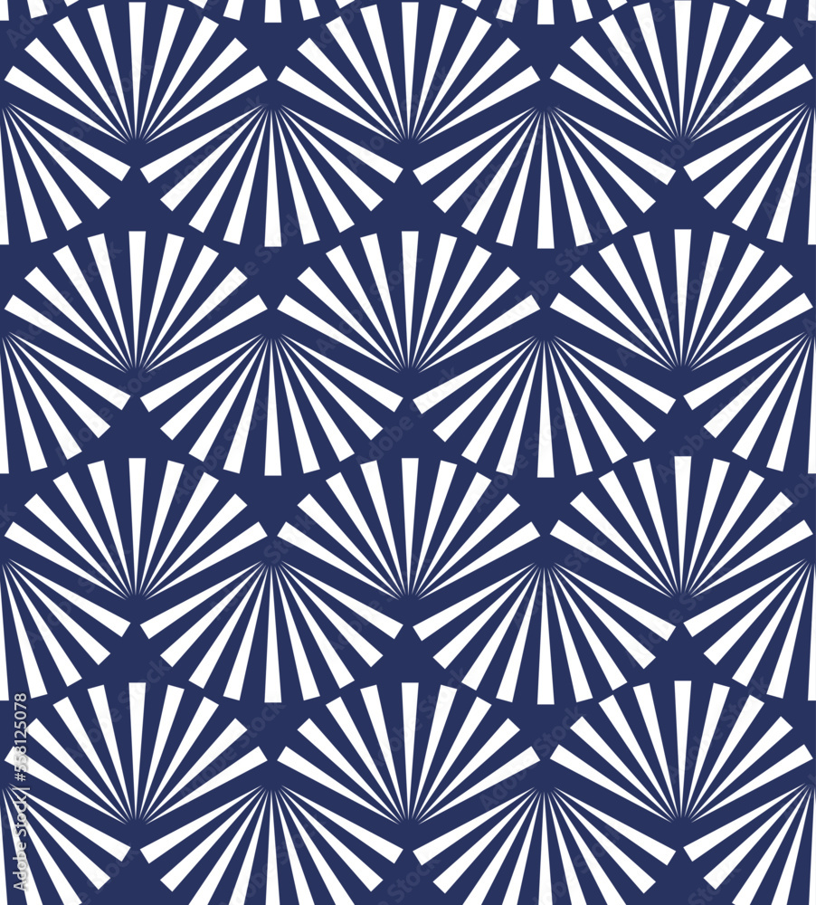 Seamless vector pattern with geometrical illustrations
