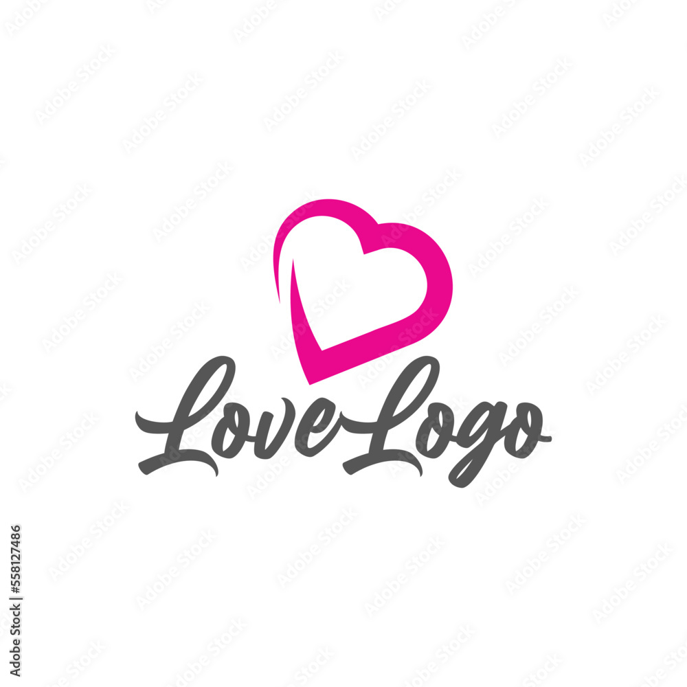 Love Logo Vector Design Template, love concept