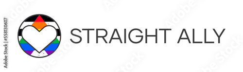 Straight Ally Pride LGBTQ+ flag. Pride Month Free Download Straight Ally Pride LGBTQ+ flag. Pride Month - GFXLoad