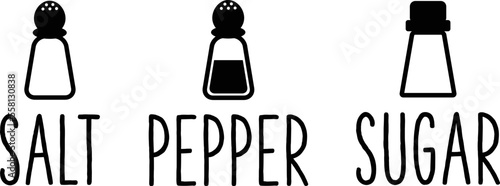 Salt, Pepper, Sugar, 
Halloween Matching SVG design for friends,
Halloween Matching Shirts design for friends,
BFF Halloween shirts design,