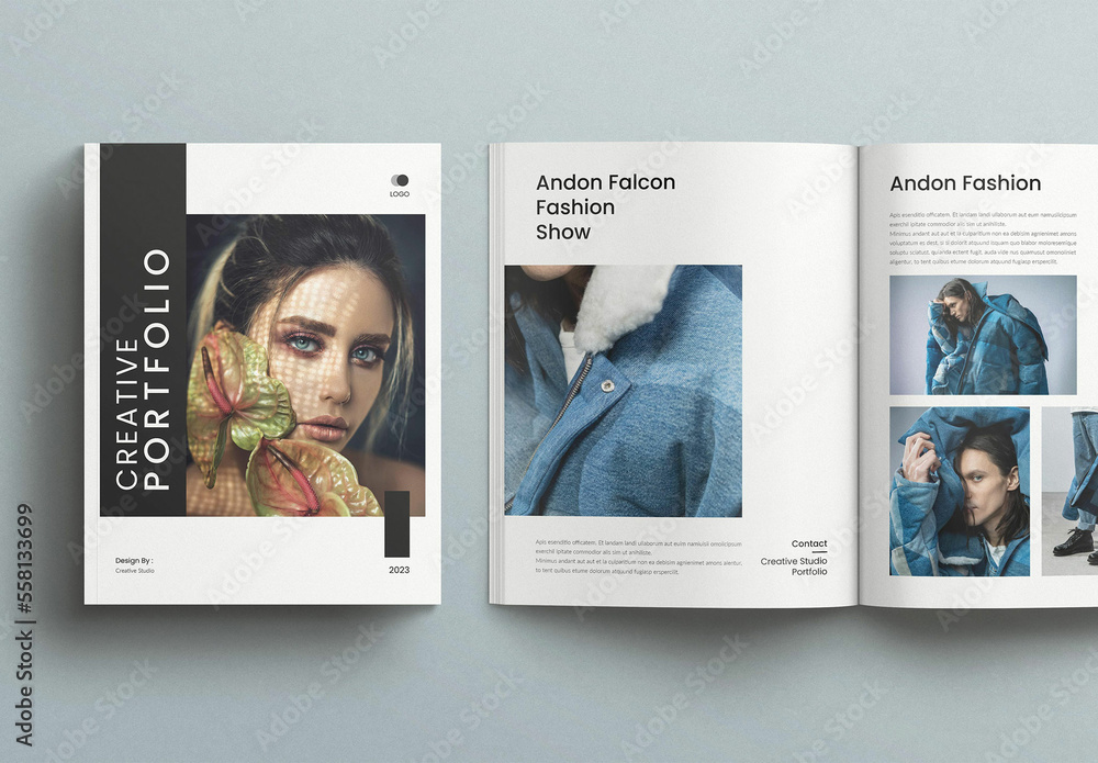 Creative Portfolio Template Stock Template | Adobe Stock