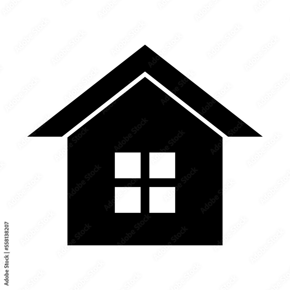 house icon in trendy flat design house icon in trendy flat design