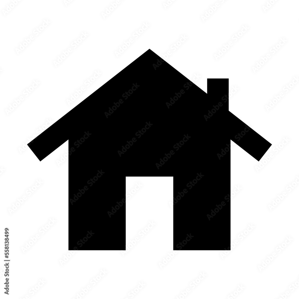 house icon in trendy flat design house icon in trendy flat design
