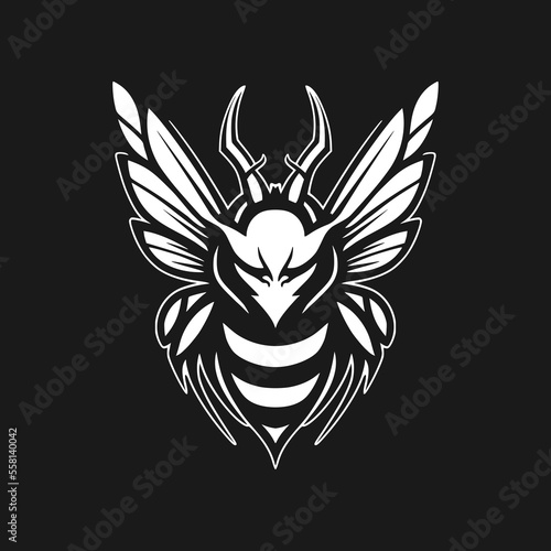 Angry Bee esport logo character