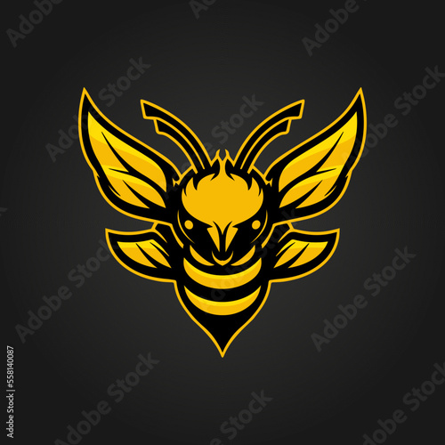Angry Bee esport logo character