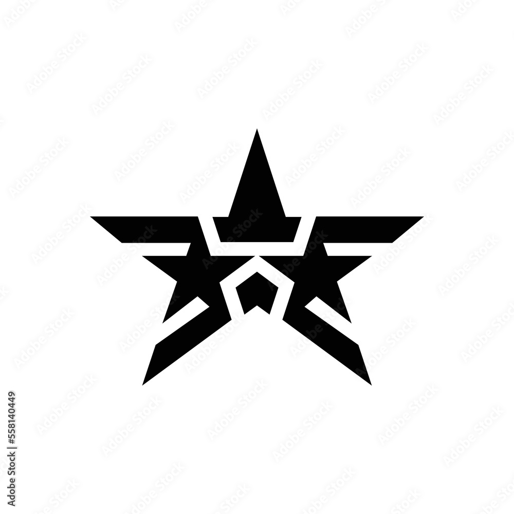 Star icon template Star icon template
