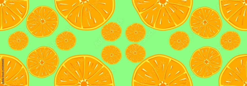 pattern with oranges pattern with oranges
