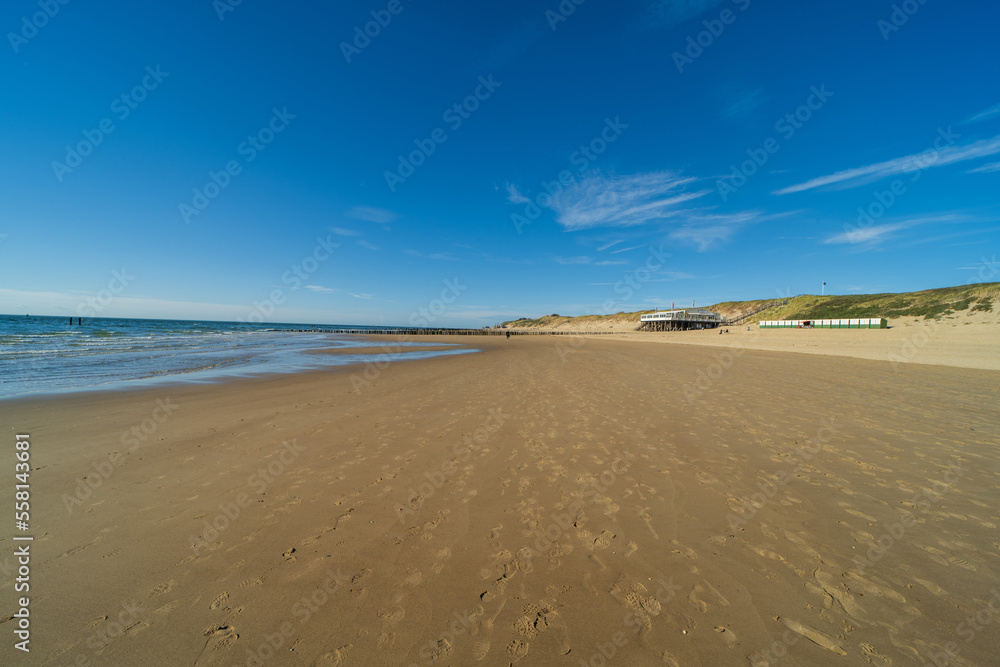 The beach near Westkapelle, the Netherlands The beach near Westkapelle, the Netherlands