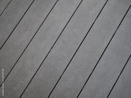 Diagonal plank floor photo Folk or chair with abstract pattern. Old wood floor texture with diagonal line view from above 