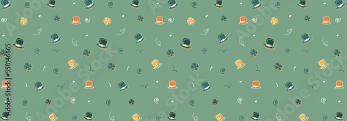 St. Patrick's Day pattern.