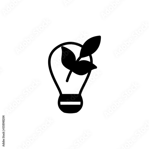 Green Energy icon in vector. Logotype