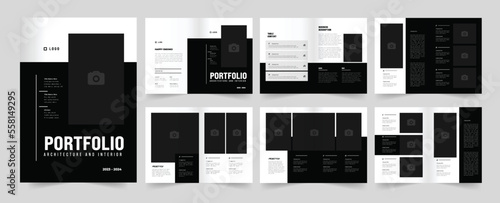 Architecture portfolio interior portfolio design portfolio template 