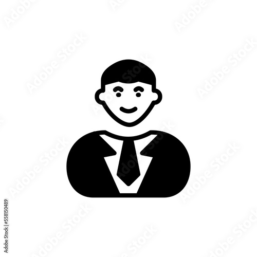 User icon in vector. Logotype