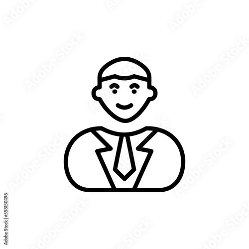 User icon in vector. Logotype