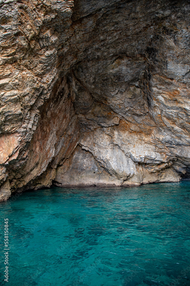 Coastline On Skopelos island, Greece	