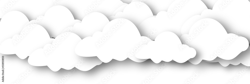Simple cloud illustration Simple cloud illustration