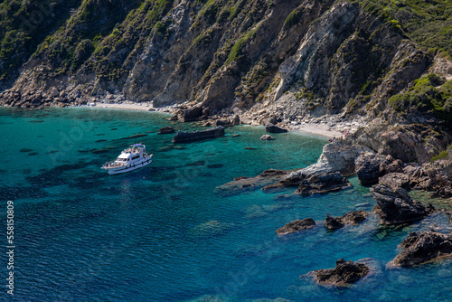 Coastline On Skopelos island, Greece 