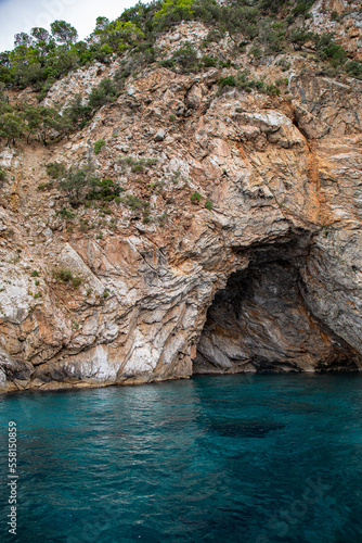 Coastline On Skopelos island, Greece 