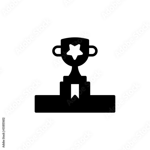 Victory icon in vector. Logotype