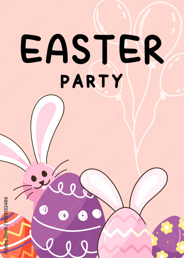 Take a look at flat design of easter greeting card Take a look at flat design of easter greeting card