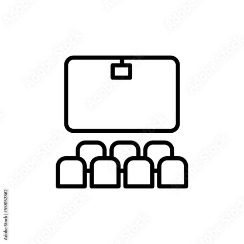 Seminar icon in vector. Logotype