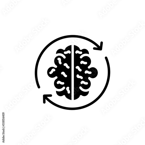 Mind Refresh icon in vector. Logotype