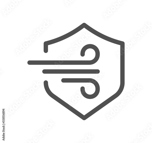 Fabric properties related icon outline and linear vector.