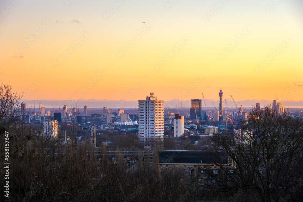 View of London from Parliament Hill