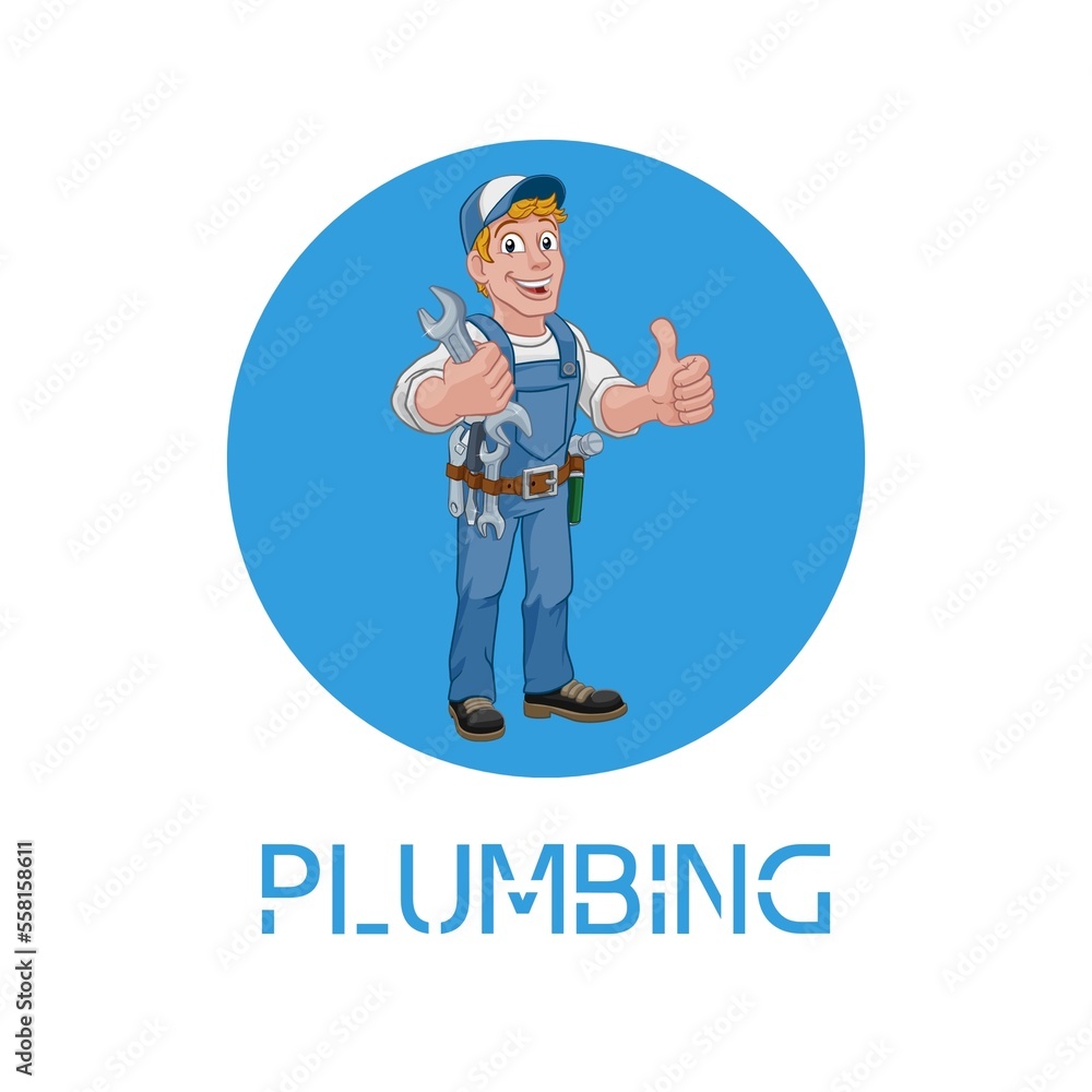 Plumbing Service and repair premium logo