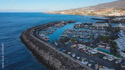 Marina in Playa de las Americas,Tenerife,Canary Islands. photo