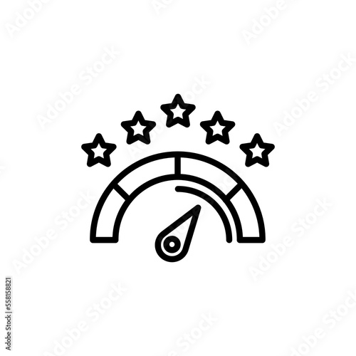 Performance icon in vector. Logotype