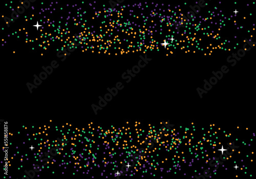 Mardi gras party background vector illustration. Green, purple, yellow background for celebration