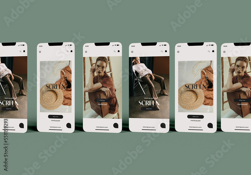 UI Design for Mobile App Mockup