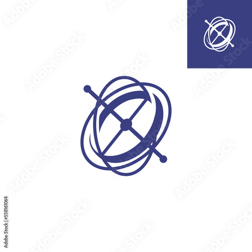 Gyroscope icon. Simple element from sensors icons collection. Creative Gyroscope icon.