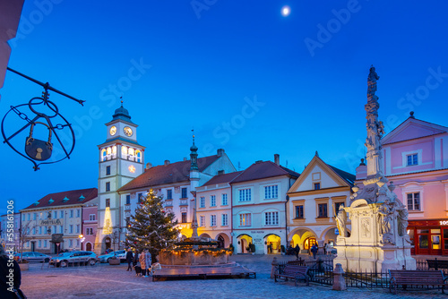  Masaryk square, protected town reserve, town Trebon, South Bohemia, Czech republic