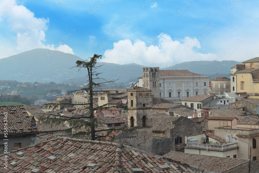Fototapeta premium Alatri Frosinone Lazio Italy historic village-