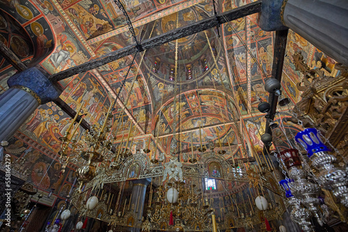 Paintings at the Great Meteoron Holy Monastery, Meteora, Greece