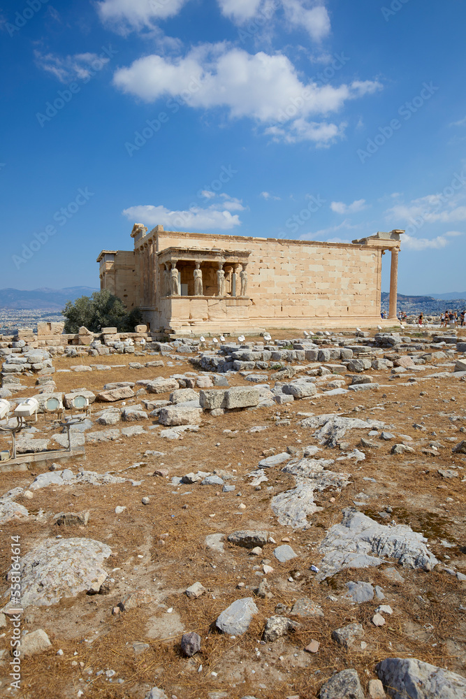 Fototapeta premium The temple of Erechtheion, Athens, Greece