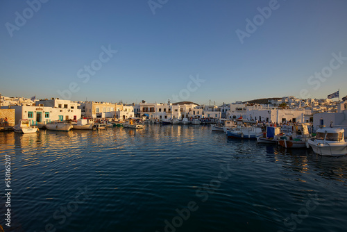 The little port of Naousa village in Paros, Cyclades, Greece © Massimo Pizzotti