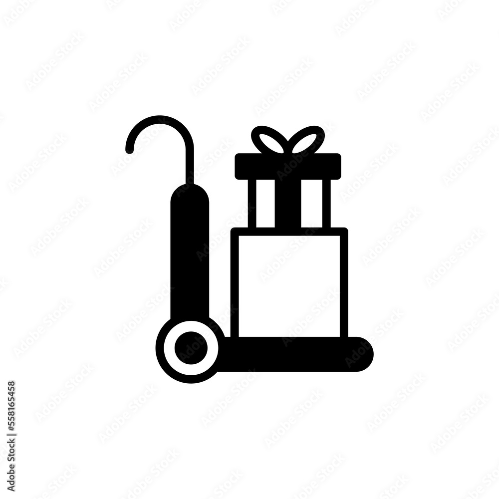 Fototapeta premium Delivery Trolley icon in vector. Logotype