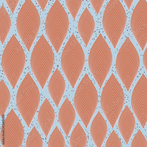 background pattern with red fish