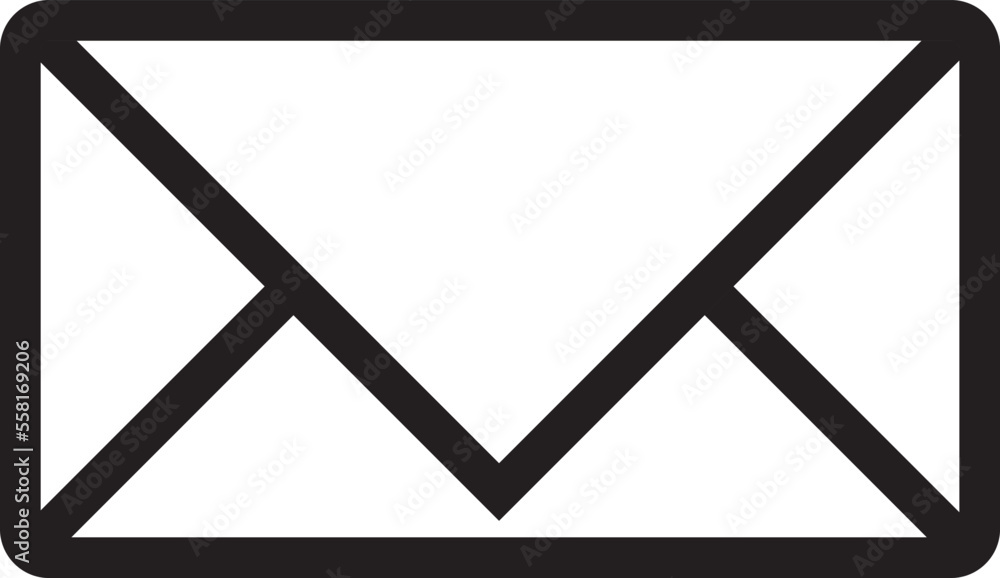 E mail icon. Transparent background. Vector Illustration. E mail icon. Transparent background. Vector Illustration.