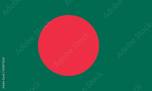 Bangladesh  flag wave  isolated  on png or transparent background,Symbol Bangladesh ,template for banner,card,advertising ,promote,and business matching country poster, vector illustration photo