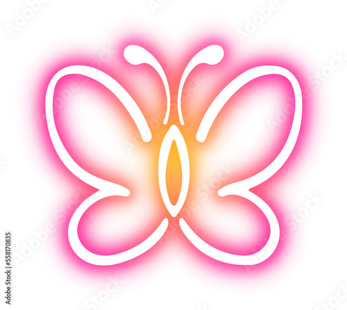 Collection of butterfly neon © Holly Design