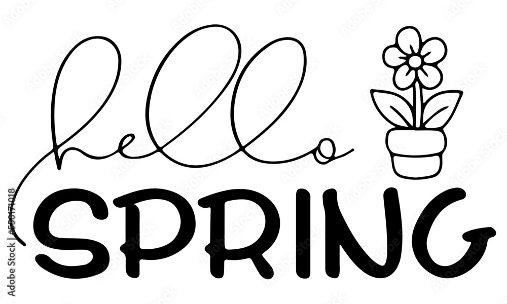 Hello Spring svg, round door hanger, spring welcome sign, floral, flowers, Easter, farmhouse, Cut SVG, Svg Files for cricut Hello Spring svg, round door hanger, spring welcome sign, floral, flowers, Easter, farmhouse, Cut SVG, Svg Files for cricut