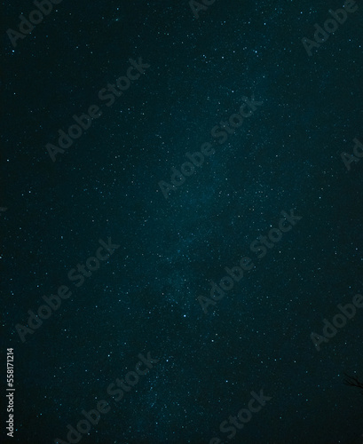Dark ocean blue astronomy with white stars