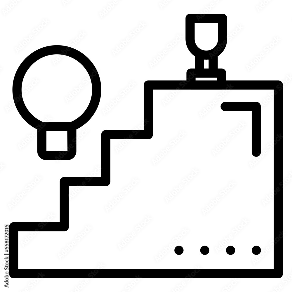 success stairs line success stairs line