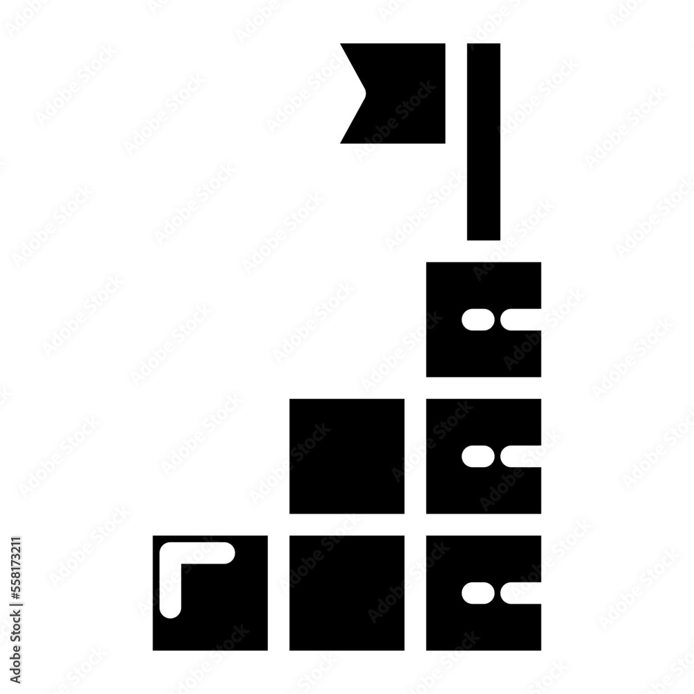 success stairs glyph success stairs glyph
