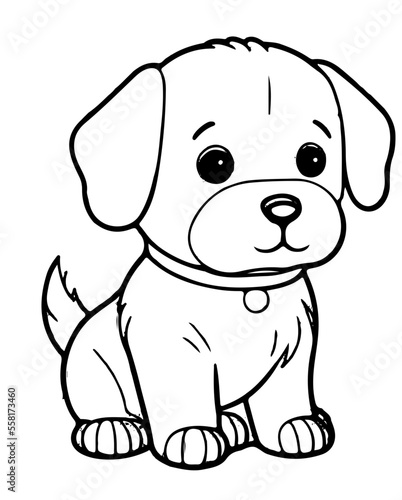 Coloring page for children with cute Animals © Evamaria