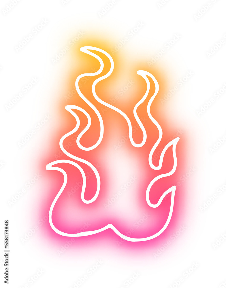 Collection of Flame neon